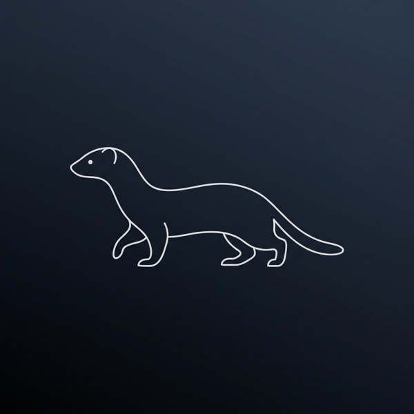 イタチのイラスト